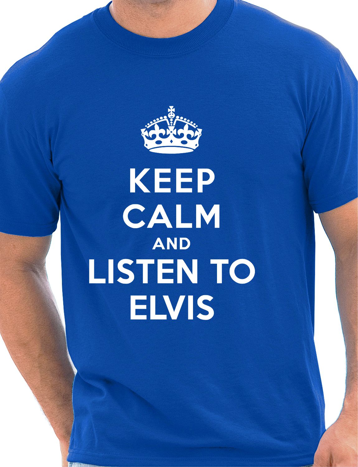 Keep Calm Listen To Elvis Music Fan T-Shirt