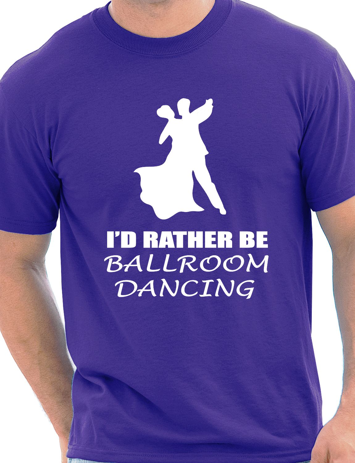 I'd Rather Be Ballroom Dancing Funny Gift Mens T-Shirt Size S-XXL