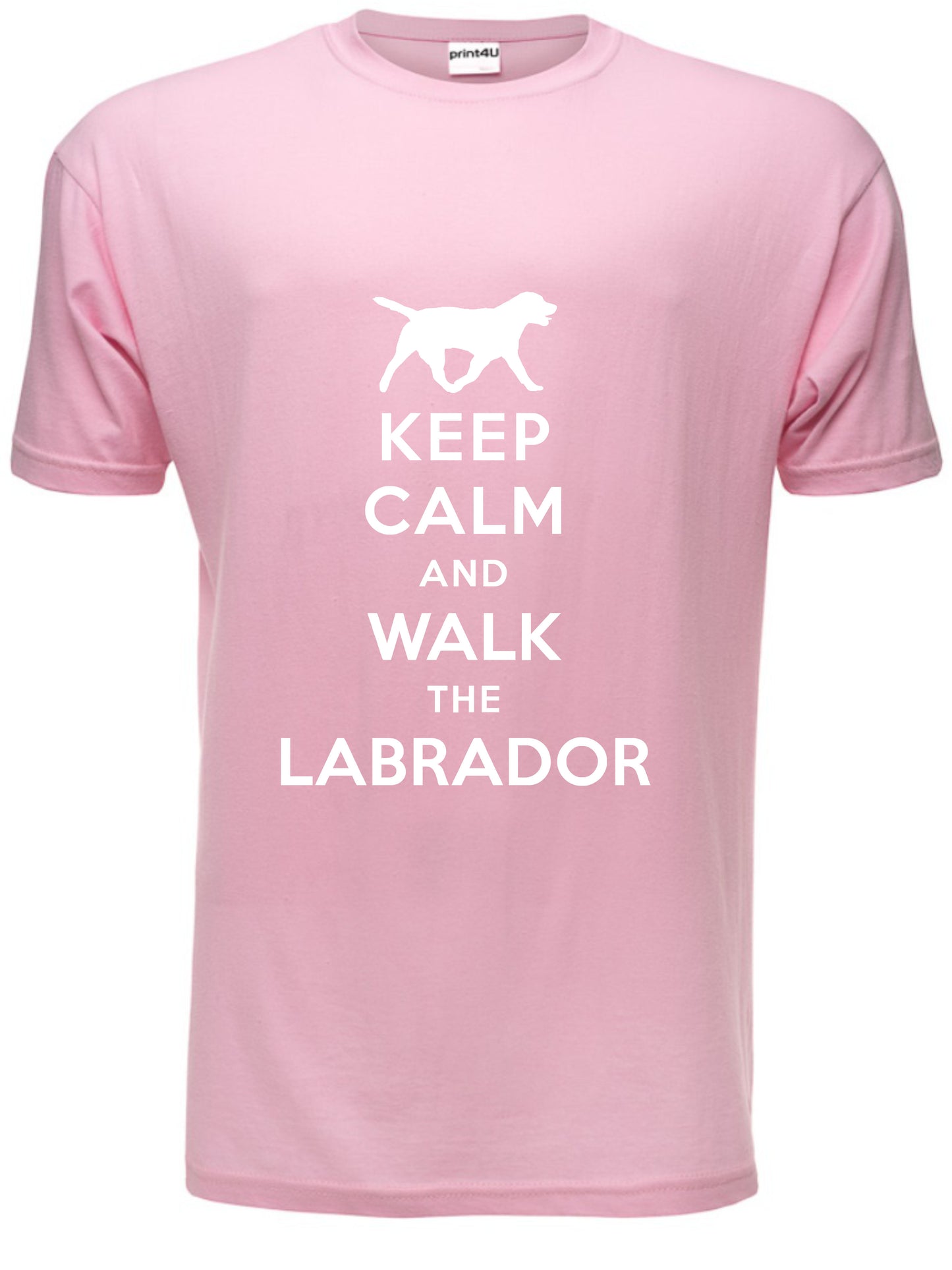 Keep Calm Walk The Labrador KC Dog Lovers Gift Mens T-Shirt Size S-XXL