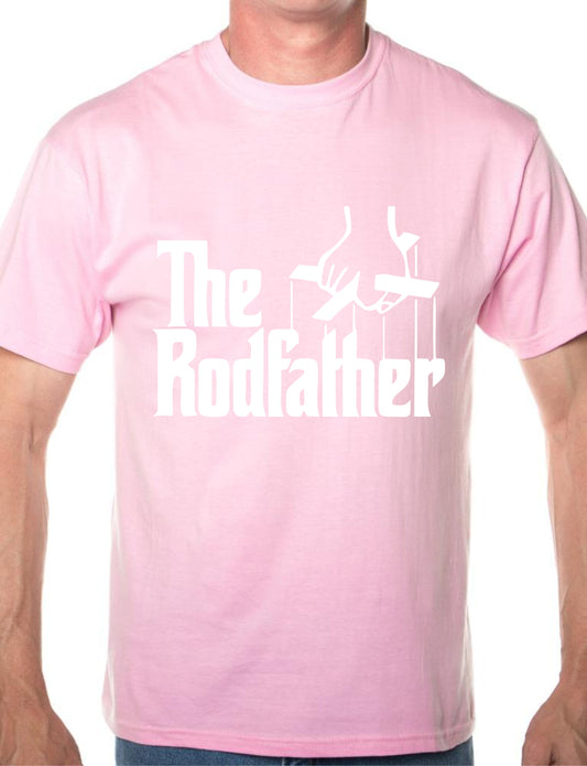 The Rodfather Fishing Angling Angler Funny Gift Mens T-Shirt Size S-XXL