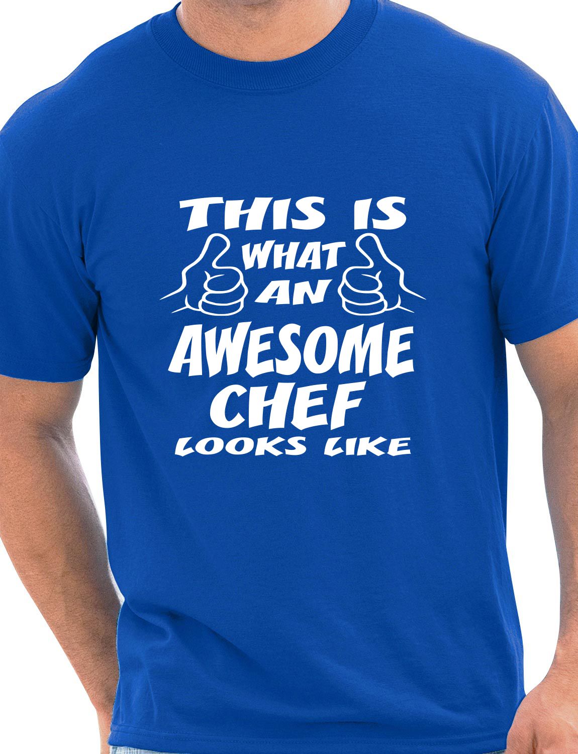 Awesome Chef Barbeque Mens T-Shirt Size S-XXL