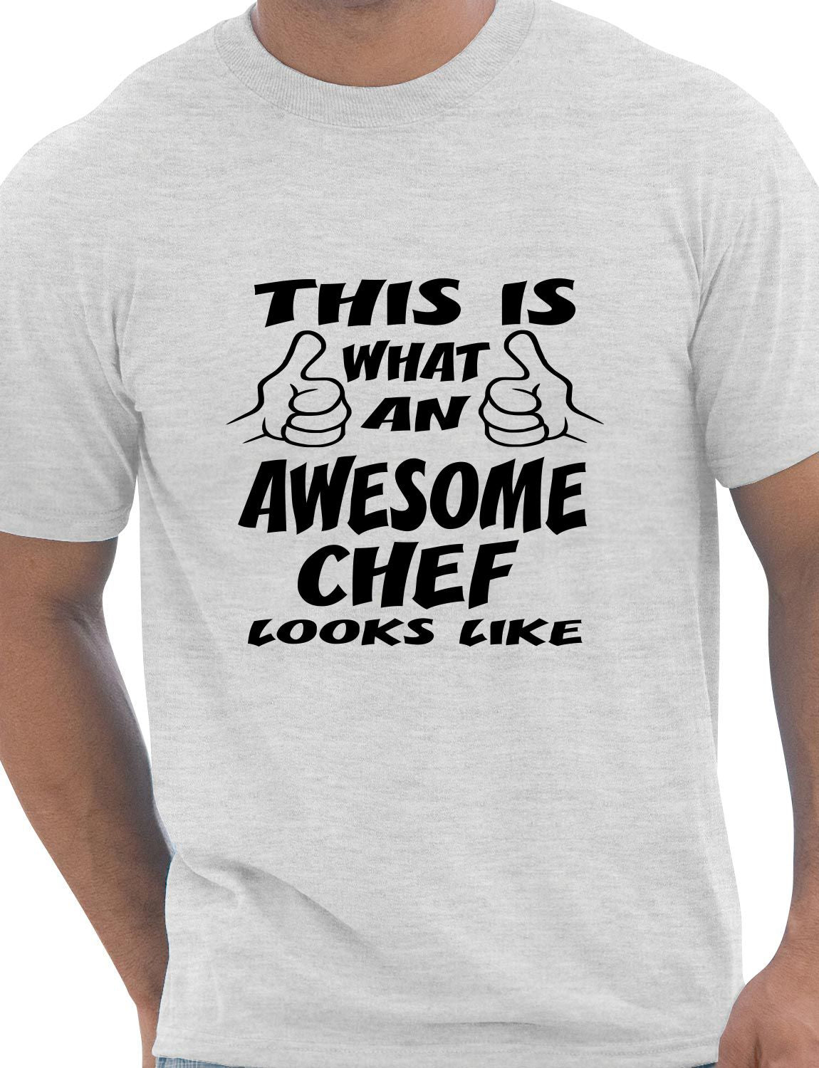 Awesome Chef Barbeque Mens T-Shirt Size S-XXL