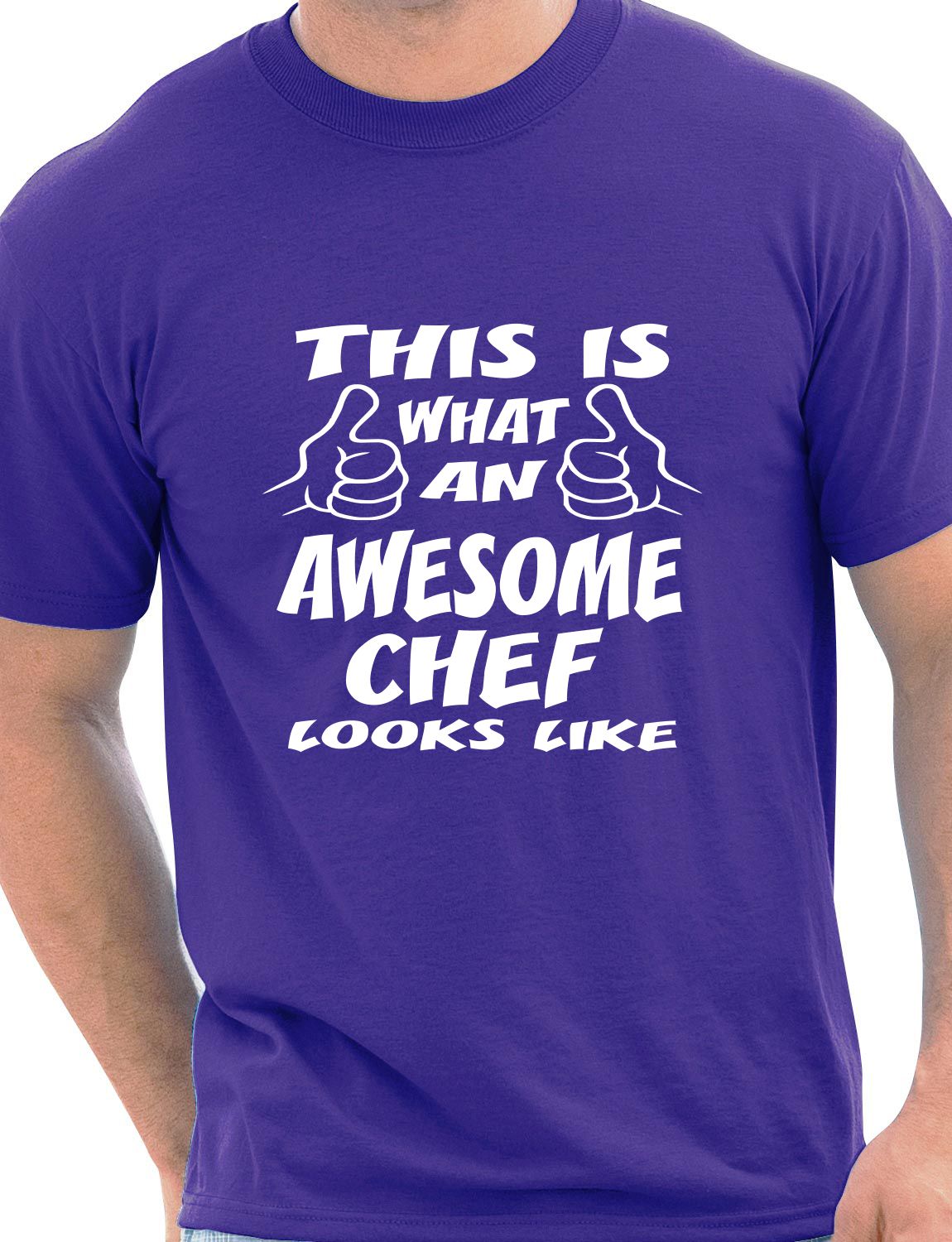 Awesome Chef Barbeque Mens T-Shirt Size S-XXL