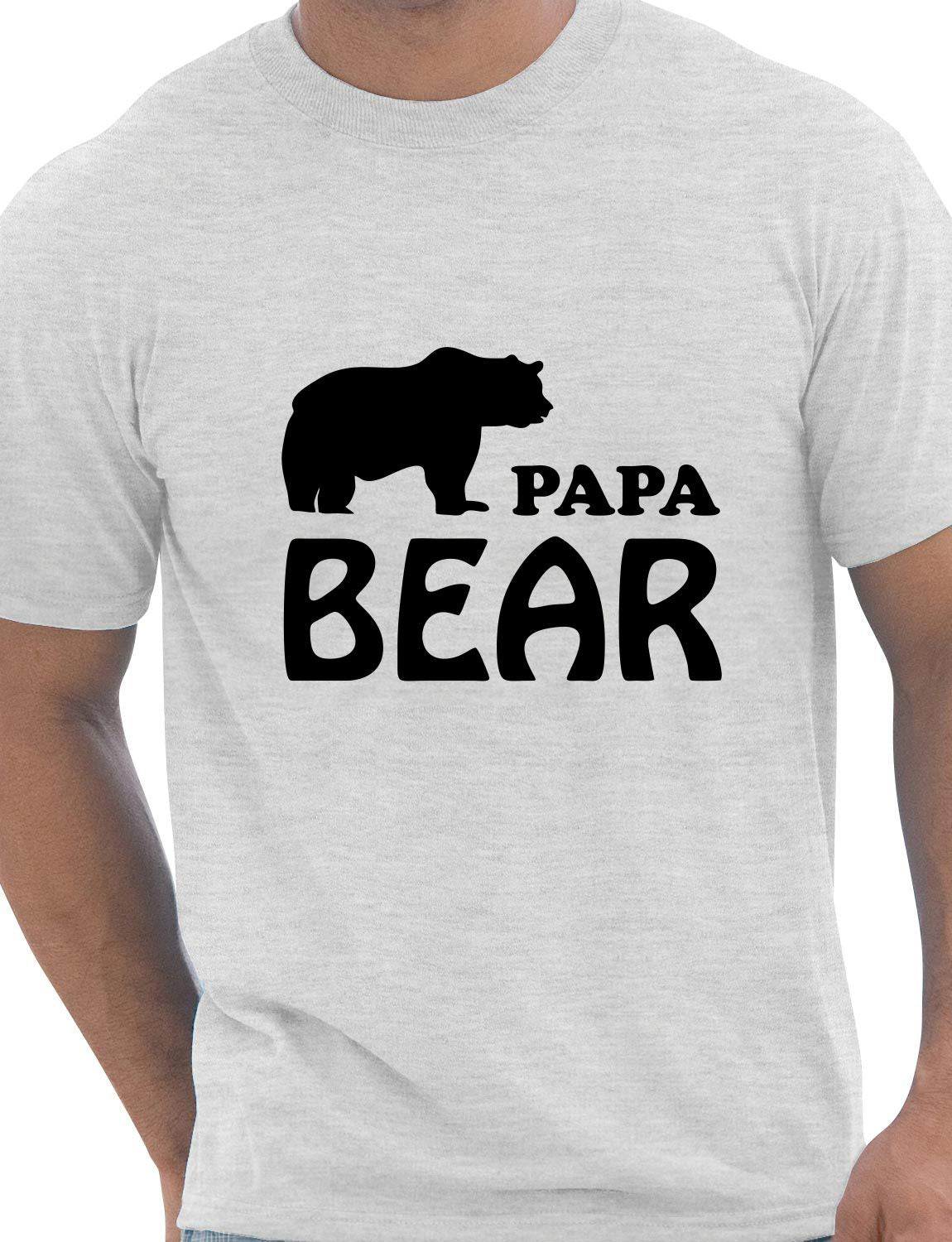 Papa Bear Fathers Day Birthday Mens T-Shirt Size S-XXL