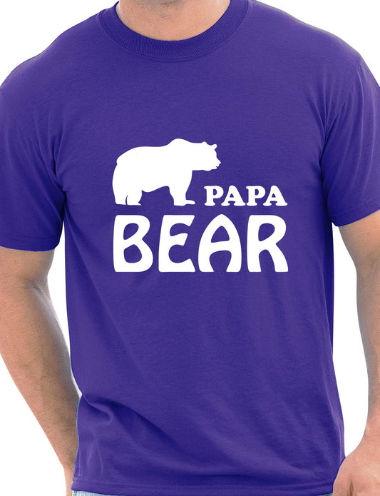 Papa Bear Fathers Day Birthday T-Shirt