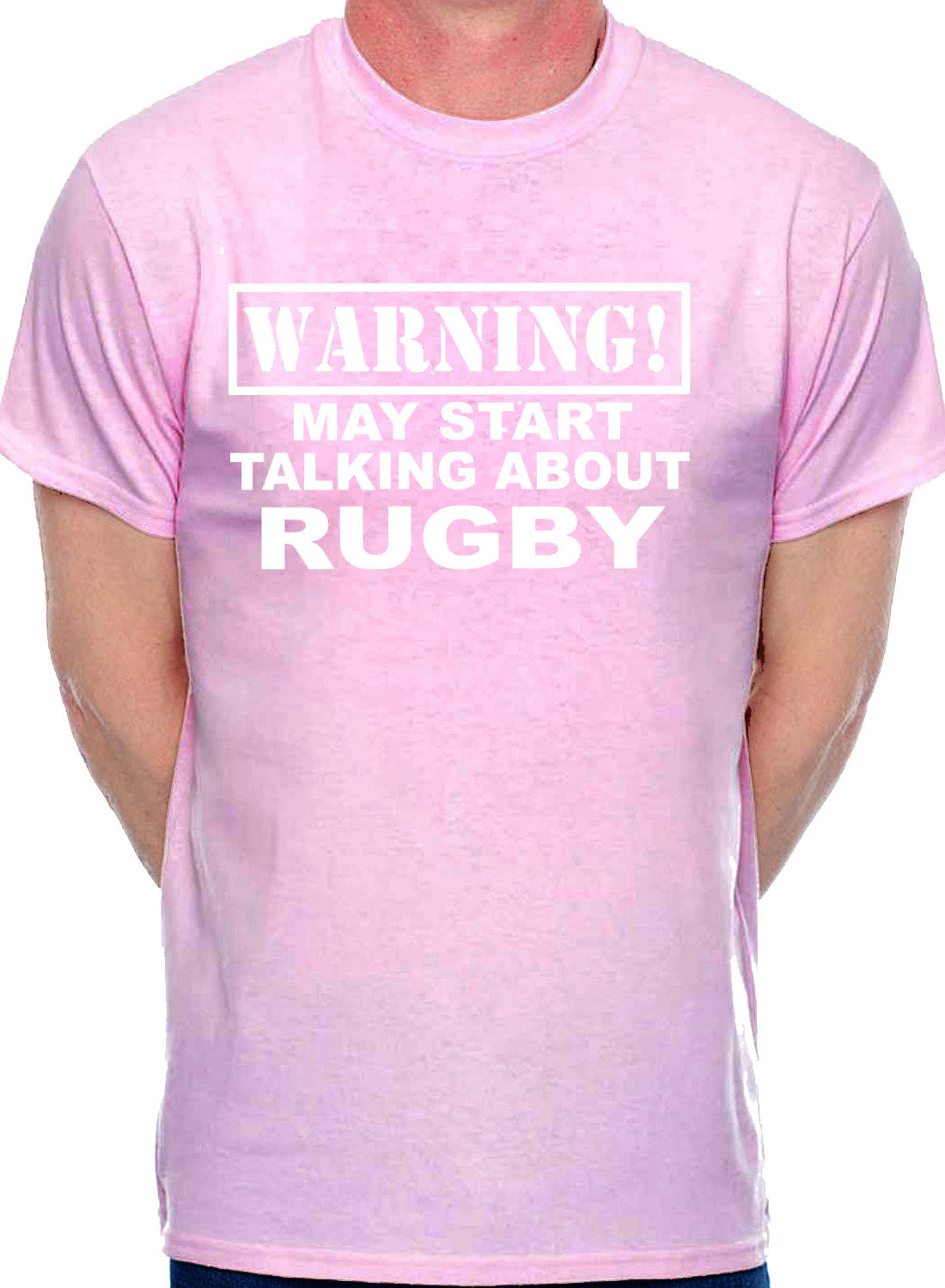 Warning May Talk About Rugby 6 Nations Rugy Player Mens T-Shirt