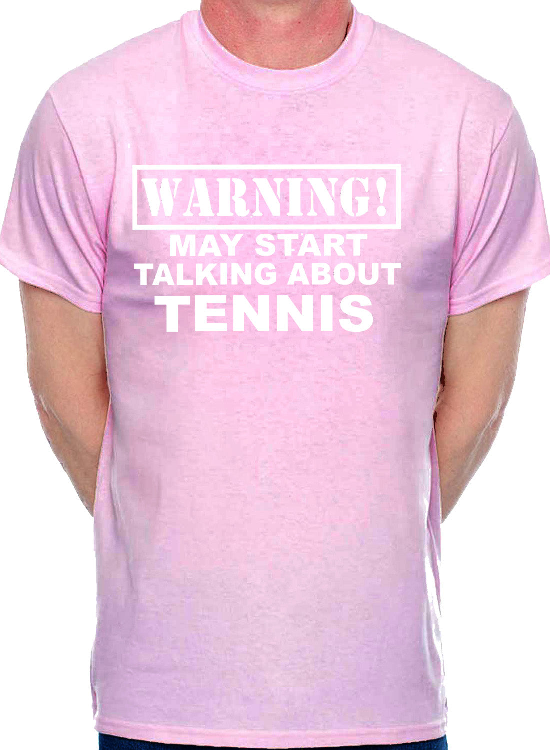 Warning May Talk About Tennis Wimbledon Mens T-Shirt