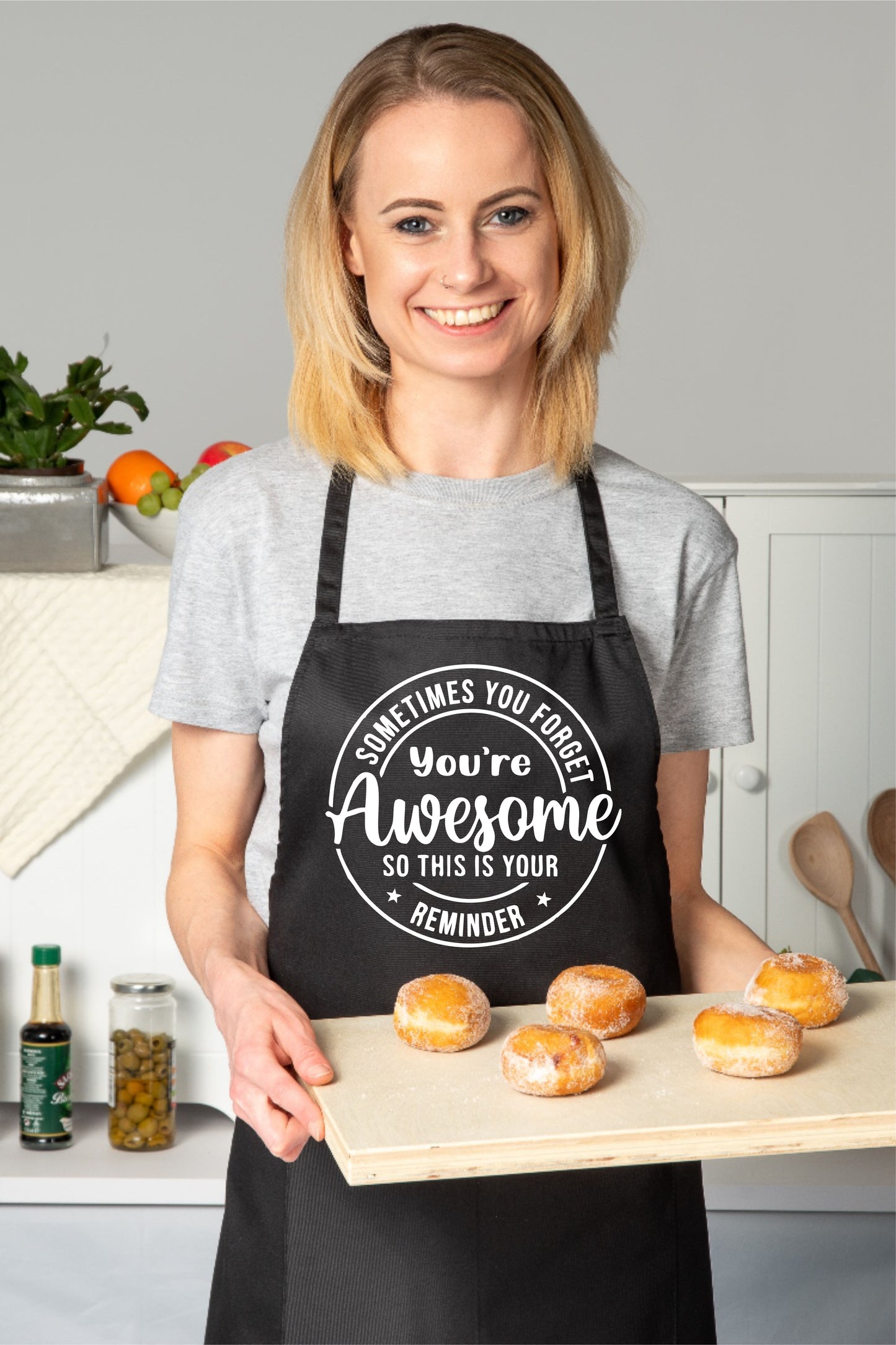 Sometimes You Forget Your Awesome Apron Funny Birthday Gift Cooking Baking BBQ