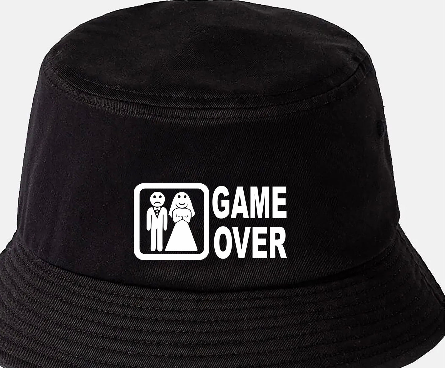 Game Over Bucket Hat Stag Night Groom Best Man For Men