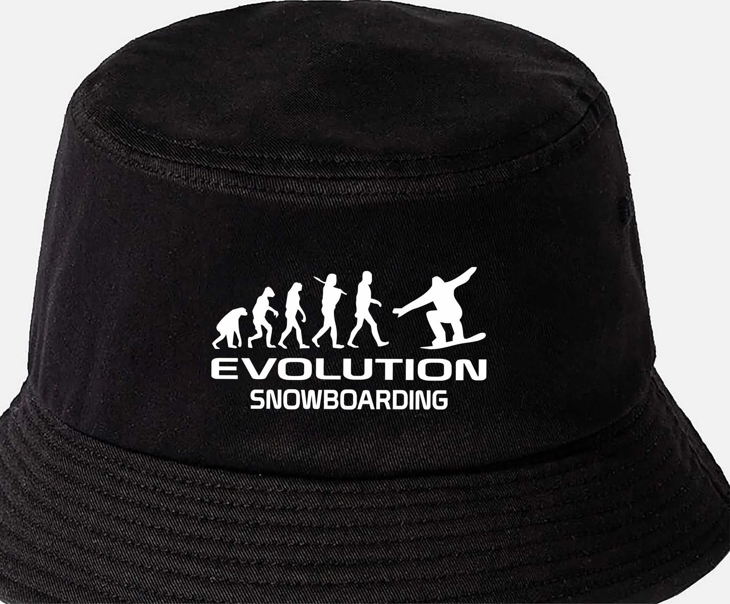 Evolution of Snowboarding Bucket Hat Winter Sports Gift For Men & Ladies