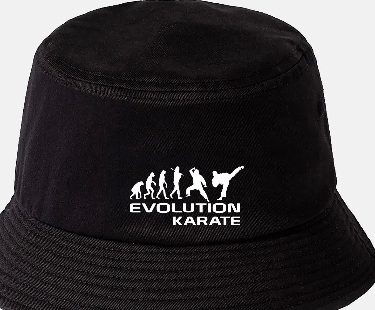 Evolution of Karate Bucket Hat Martial Arts Birthday Gift Men & Ladies