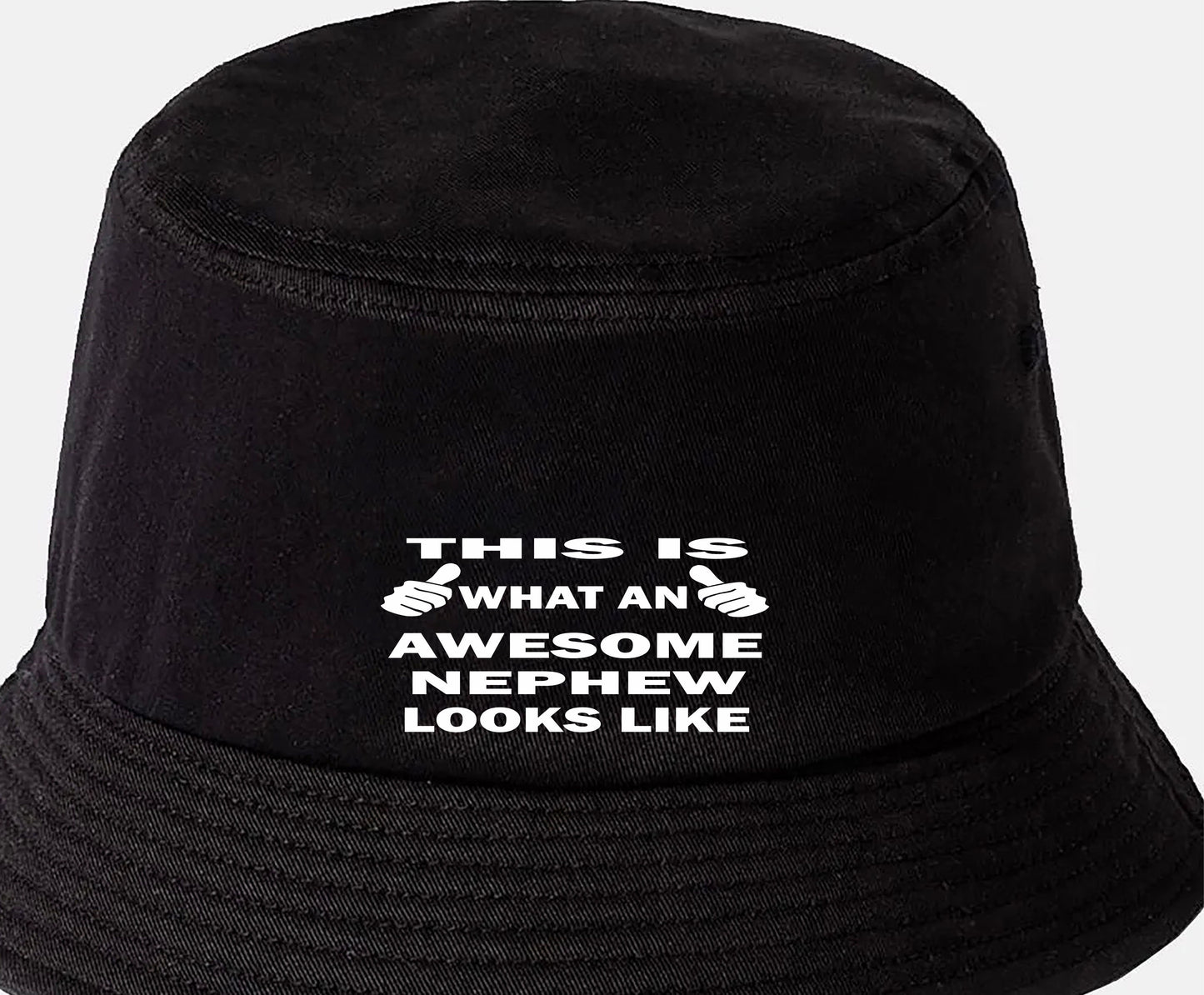 This Is What Awesome Nephew Looks Like Funny Bucket Hat Birthday Gift Men