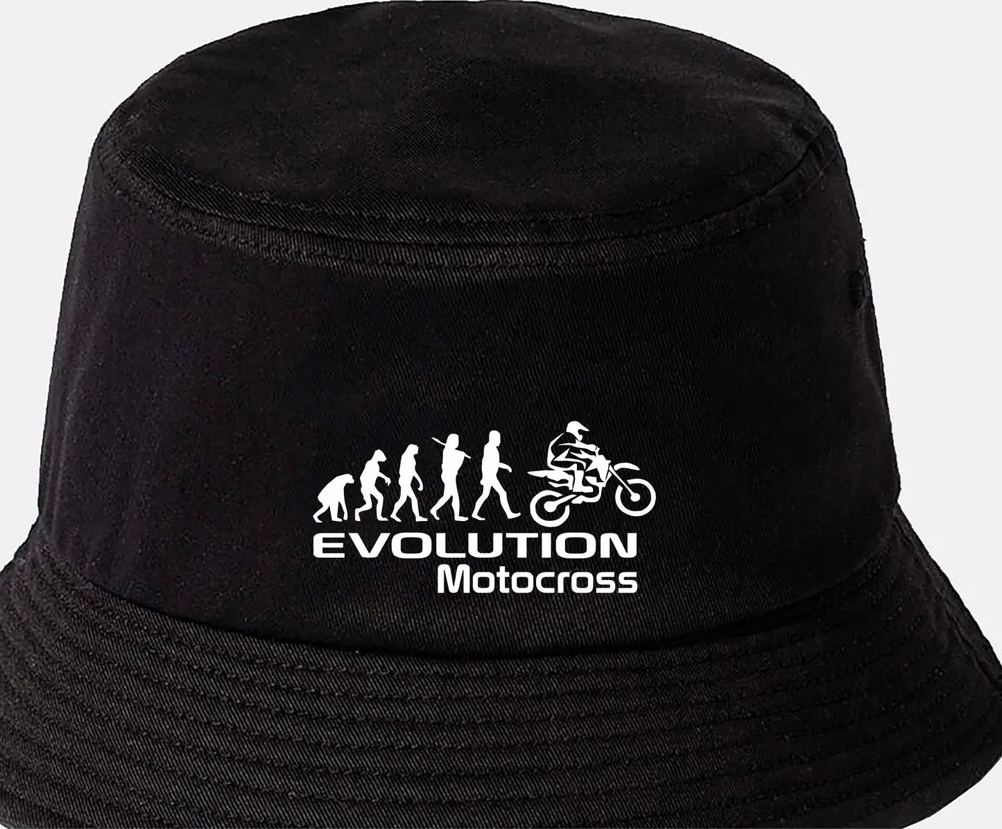 Evolution of Motocross Bucket Hat Biker Gift for Men & Ladies