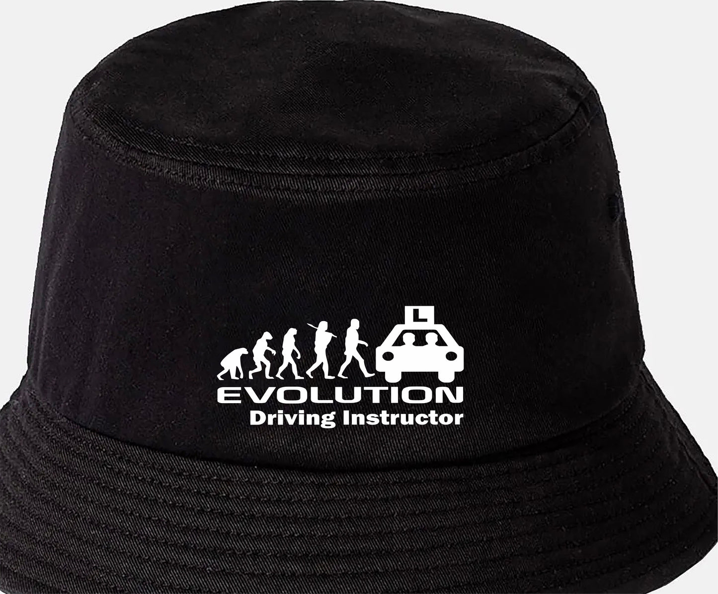 Evolution of A Driving Instructor Bucket Hat Gift Great for Men & Ladies