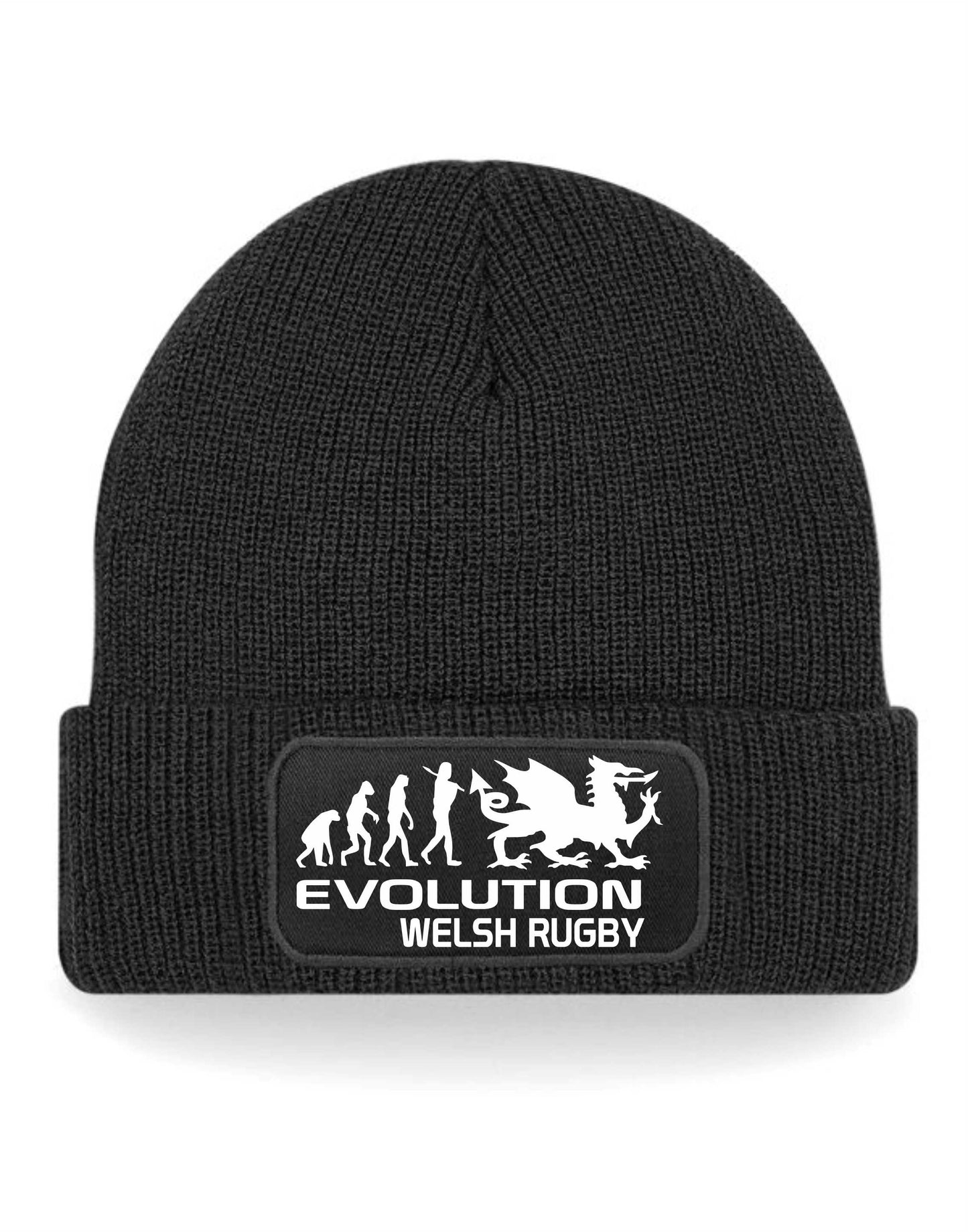 Evolution Of Welsh Rugby Beanie Hat Wales Birthday Gift For Men & Ladies