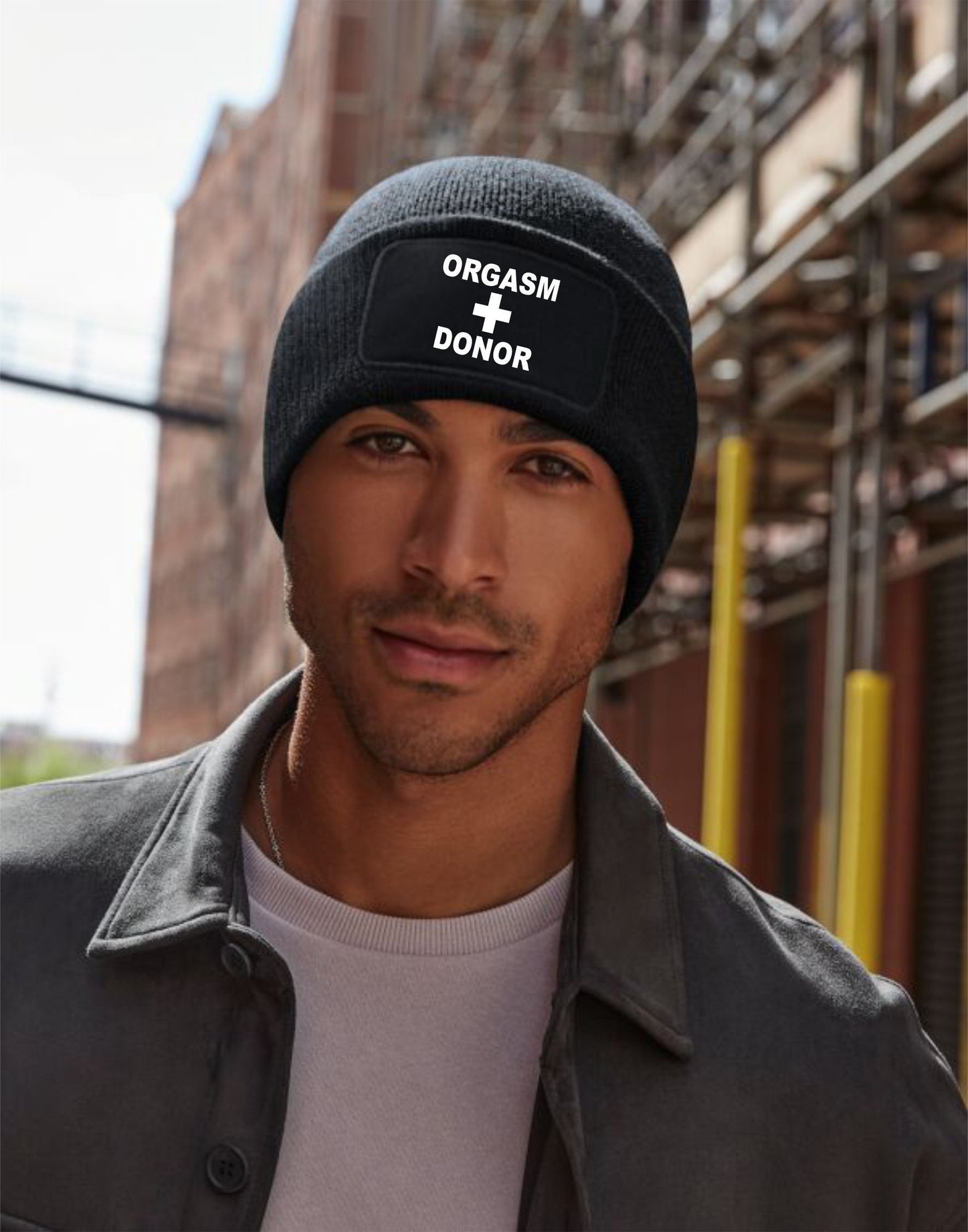 Orgasm Donor Beanie Hat Funny Slogan Birthday Gift For Men