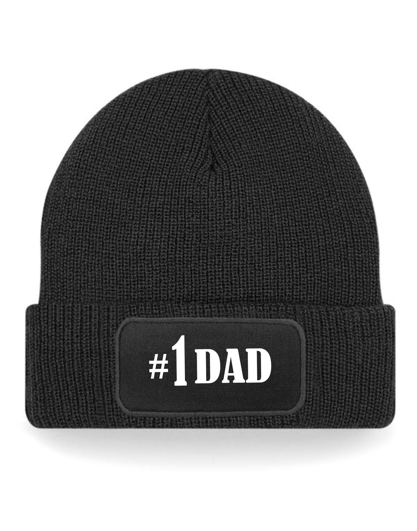 Number 1 Dad Beanie Hat Great Father's Day Or Birthday Gift For Men