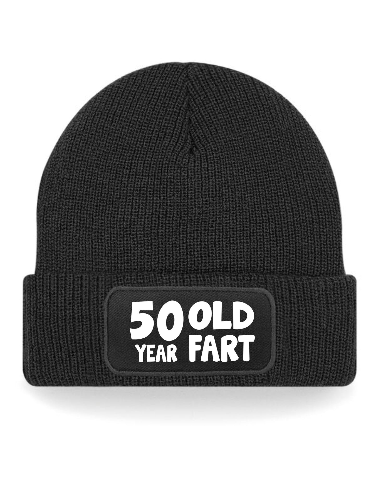 50 Year Old Fart Beanie Hat 50th Birthday Gift For Men & Ladies