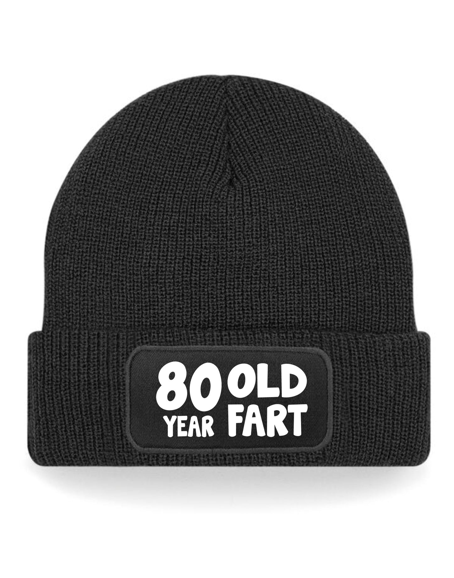 80 Year Old Fart Beanie Hat 80th Birthday Gift For Men & Ladies