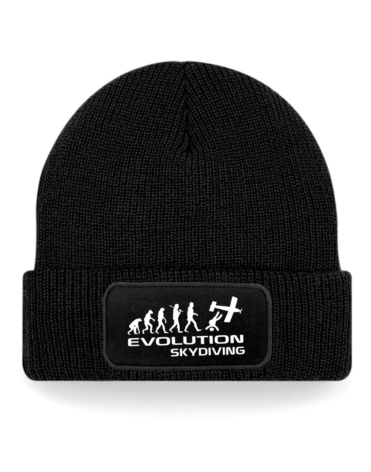 Evolution Of Sky Diving Beanie Birthday Gift Great For Men & Women
