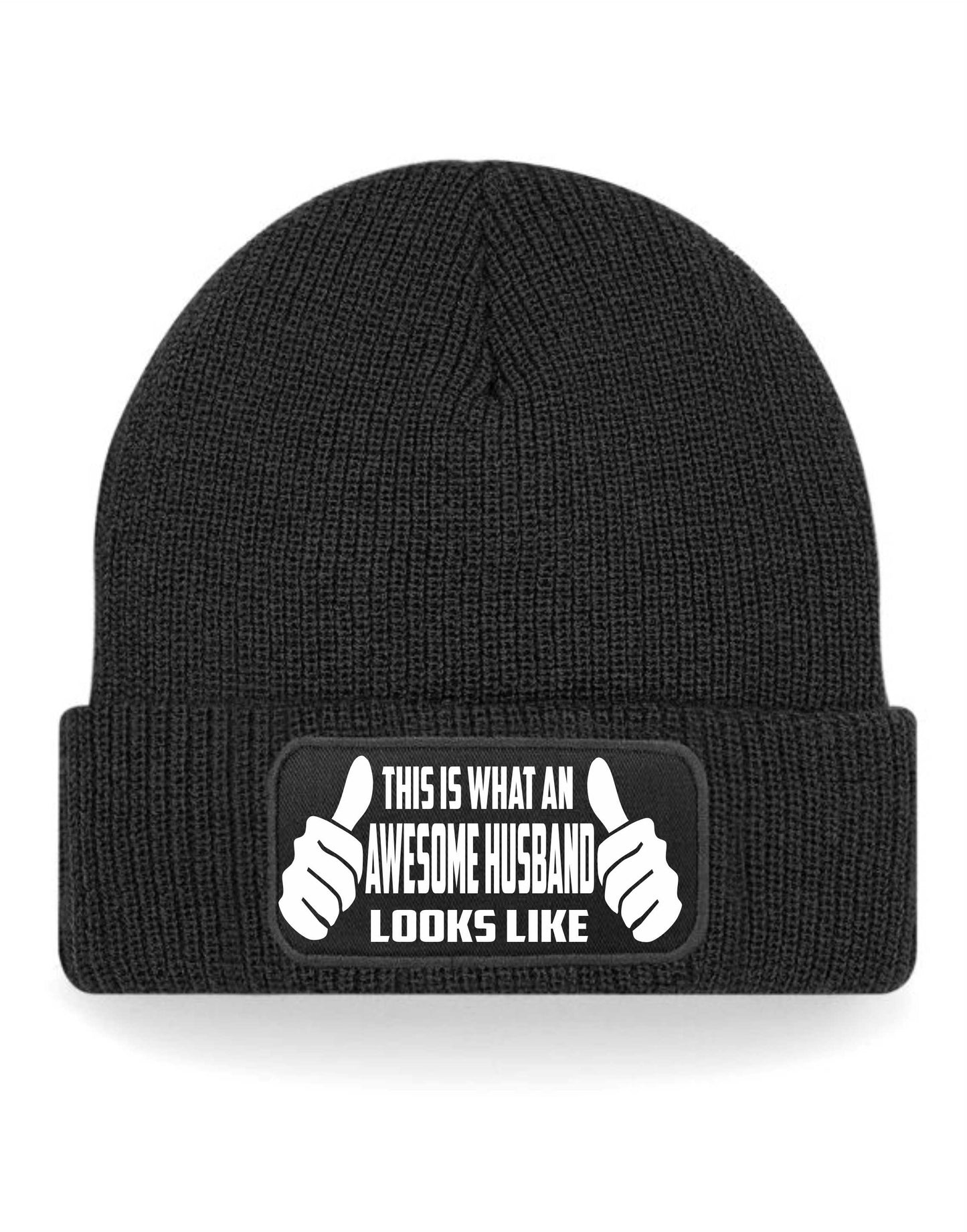 This Is What Awesome Husband Looks Like Beanie Hat Birthday Gift For Men
