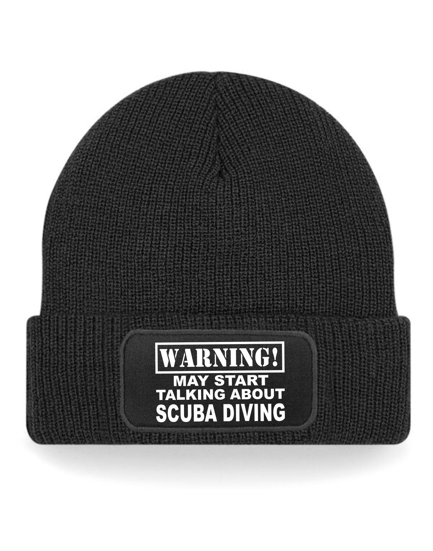May Talk About Scuba Diving Beanie Hat Gift Idea for Fans Of Diving Unisex Hat