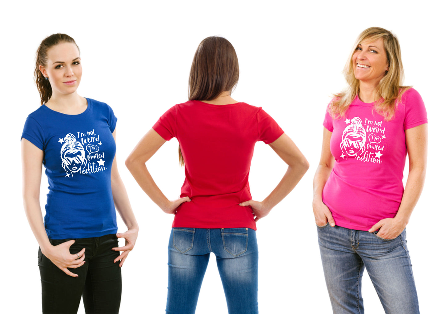 I'm Not Weird I'm Limited Edition Womens T-Shirt Funny Birthday Tee Ladies