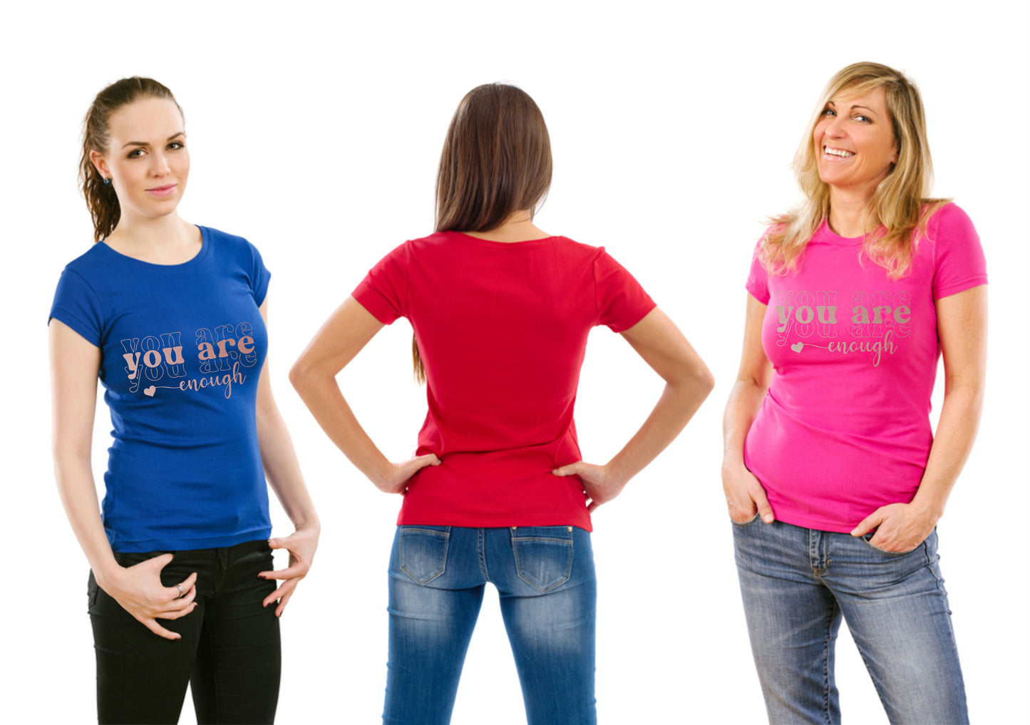 You Are Enough Metal Awareness Self Love Womens T-Shirt Tee