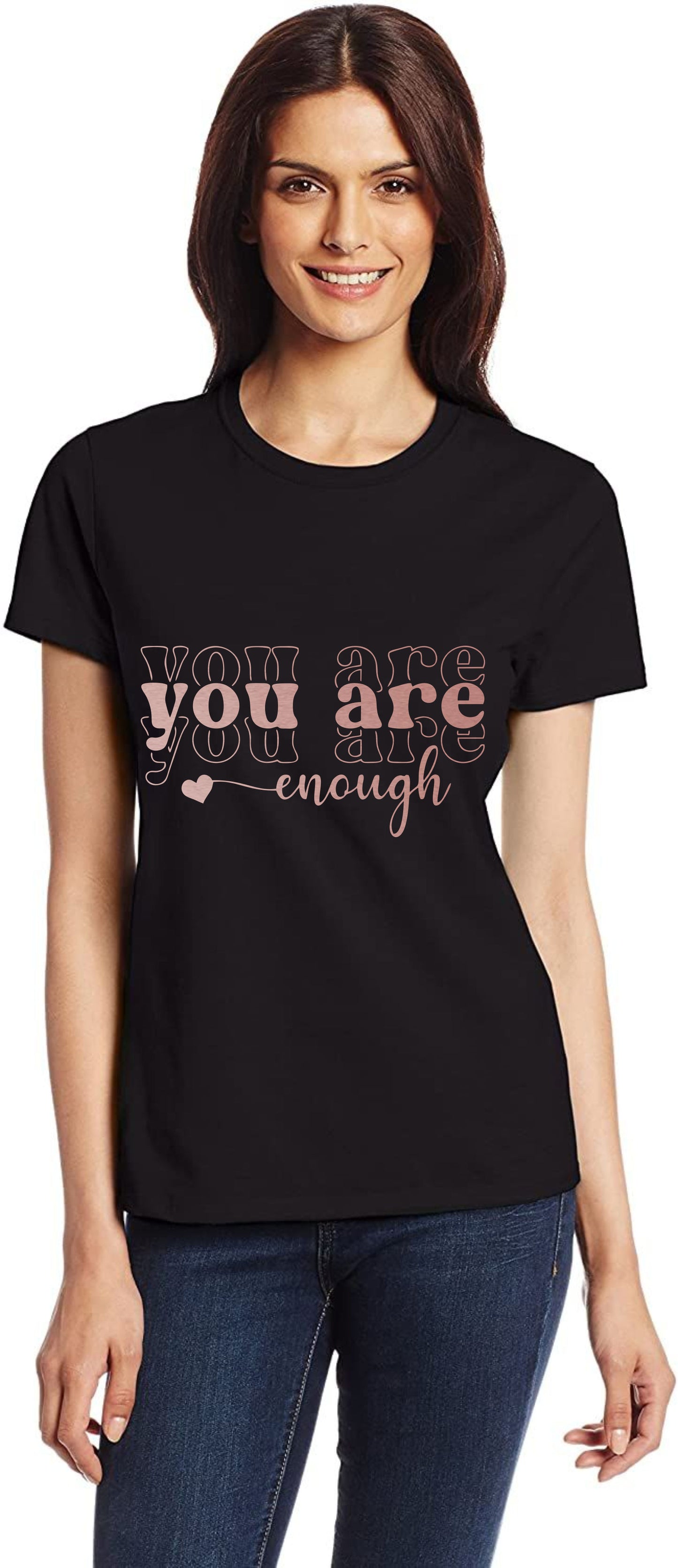 You Are Enough Metal Awareness Self Love Womens T-Shirt Tee