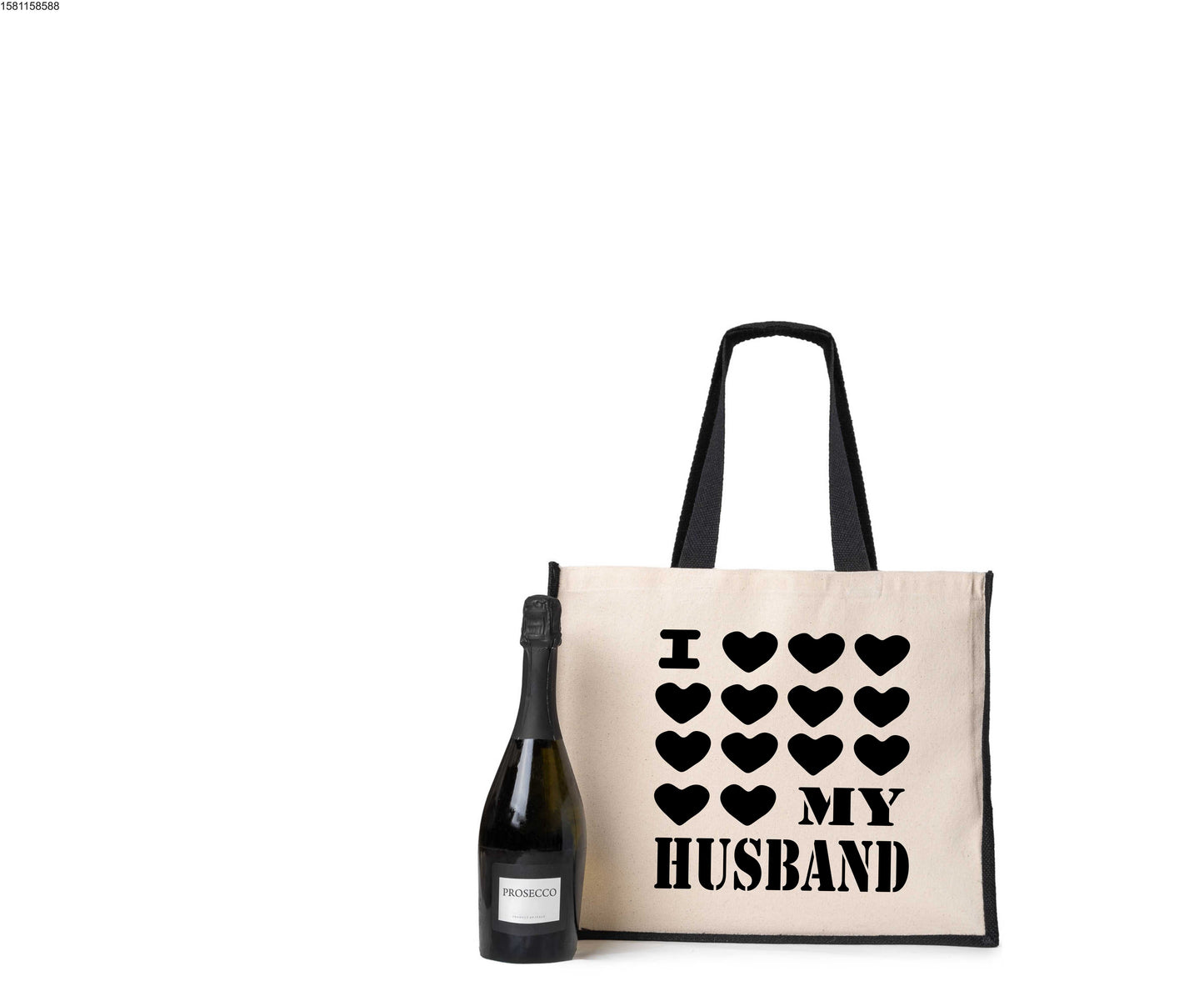 I Love My Husband Tote Bag Birthday Gift Ladies Canvas Shopper