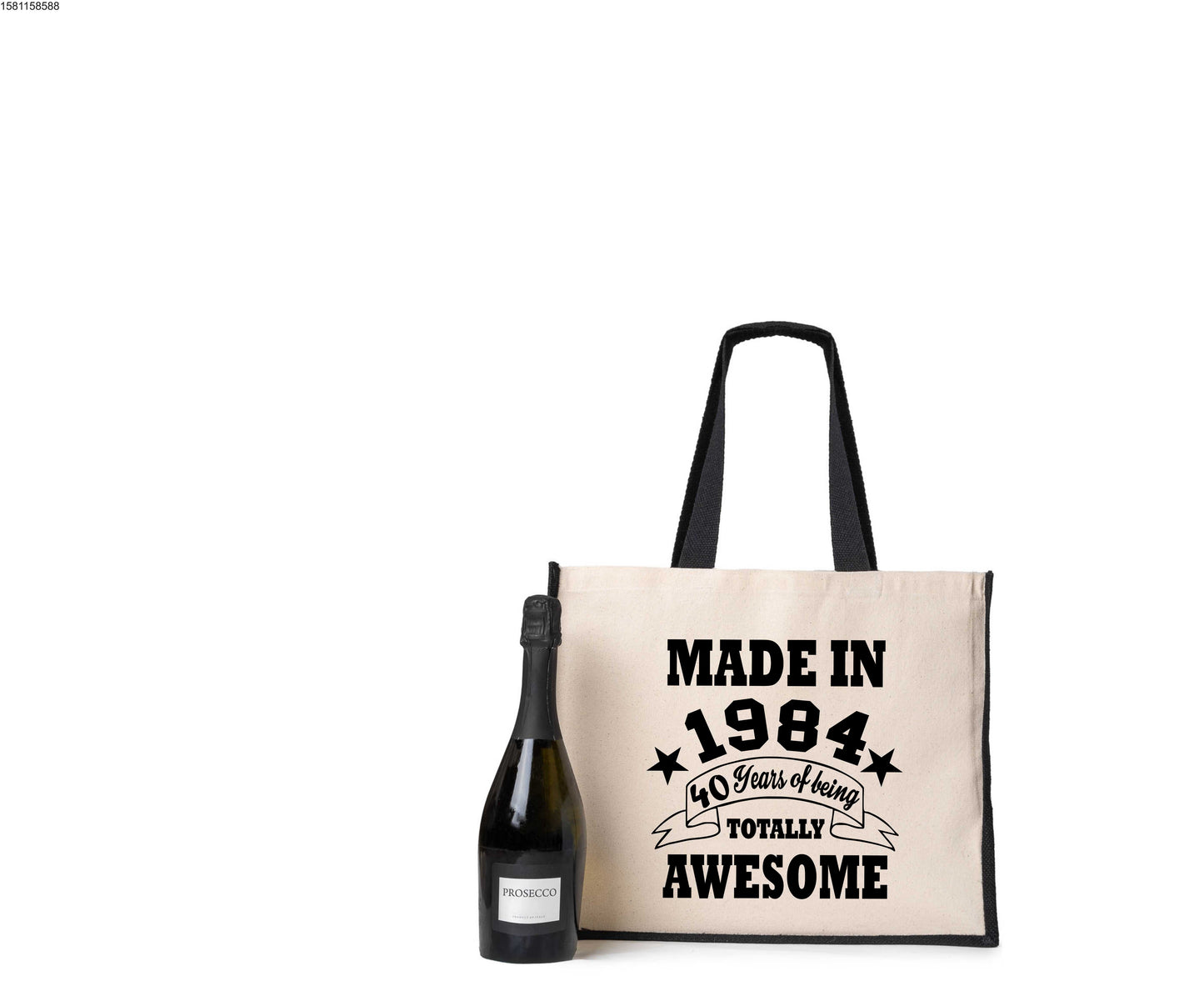 40th Birthday Made In 1984 Tote Bag Age 40 Birthday Ladies Canvas Shopper