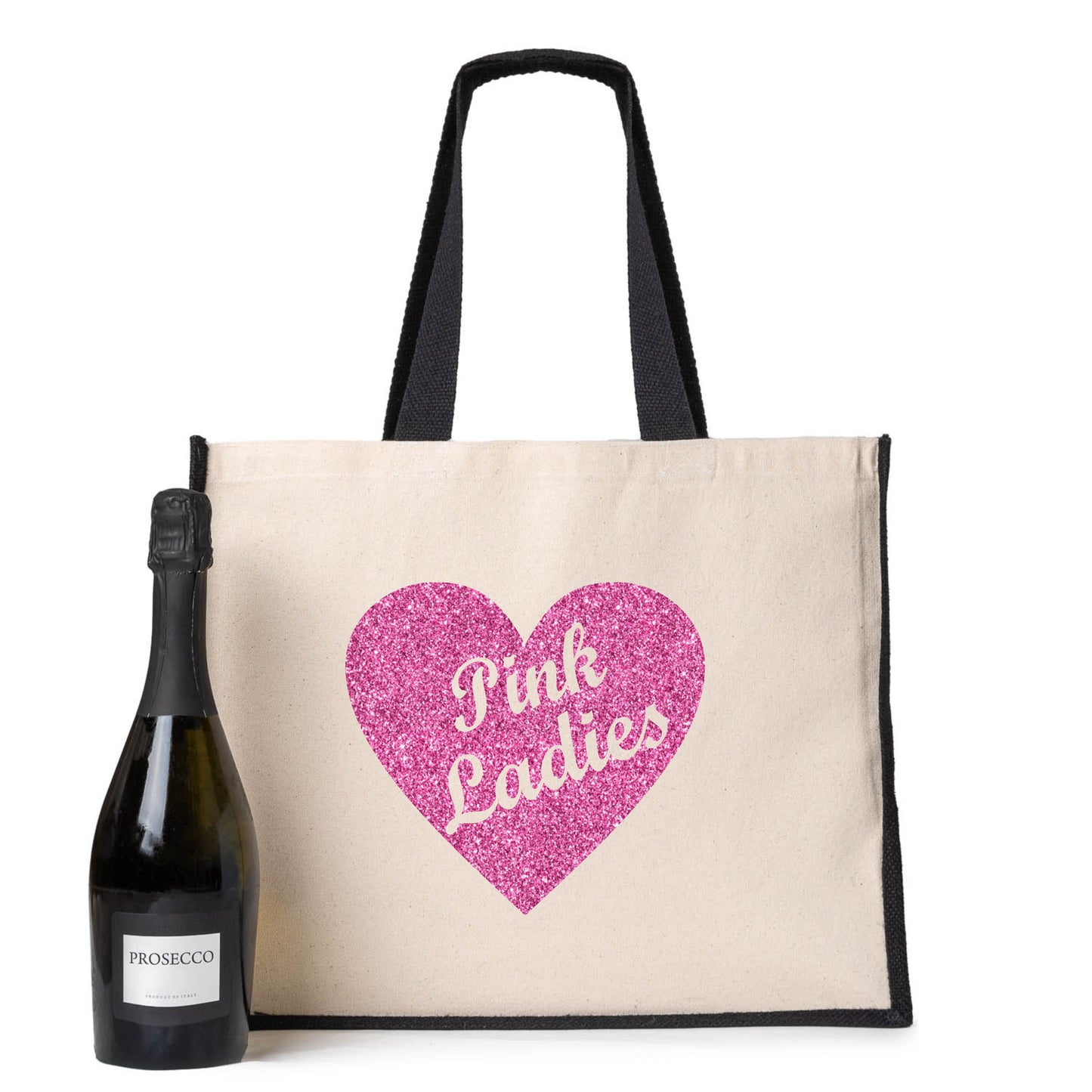 Pink Ladies Grease Inspired Tote Bag Funny Birthday Ladies Canvas Shopper