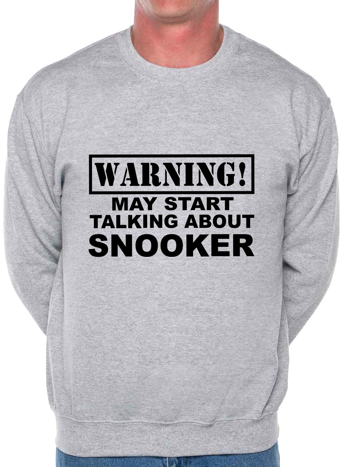 Warning May Talk About Snooker Fan Sweatshirt