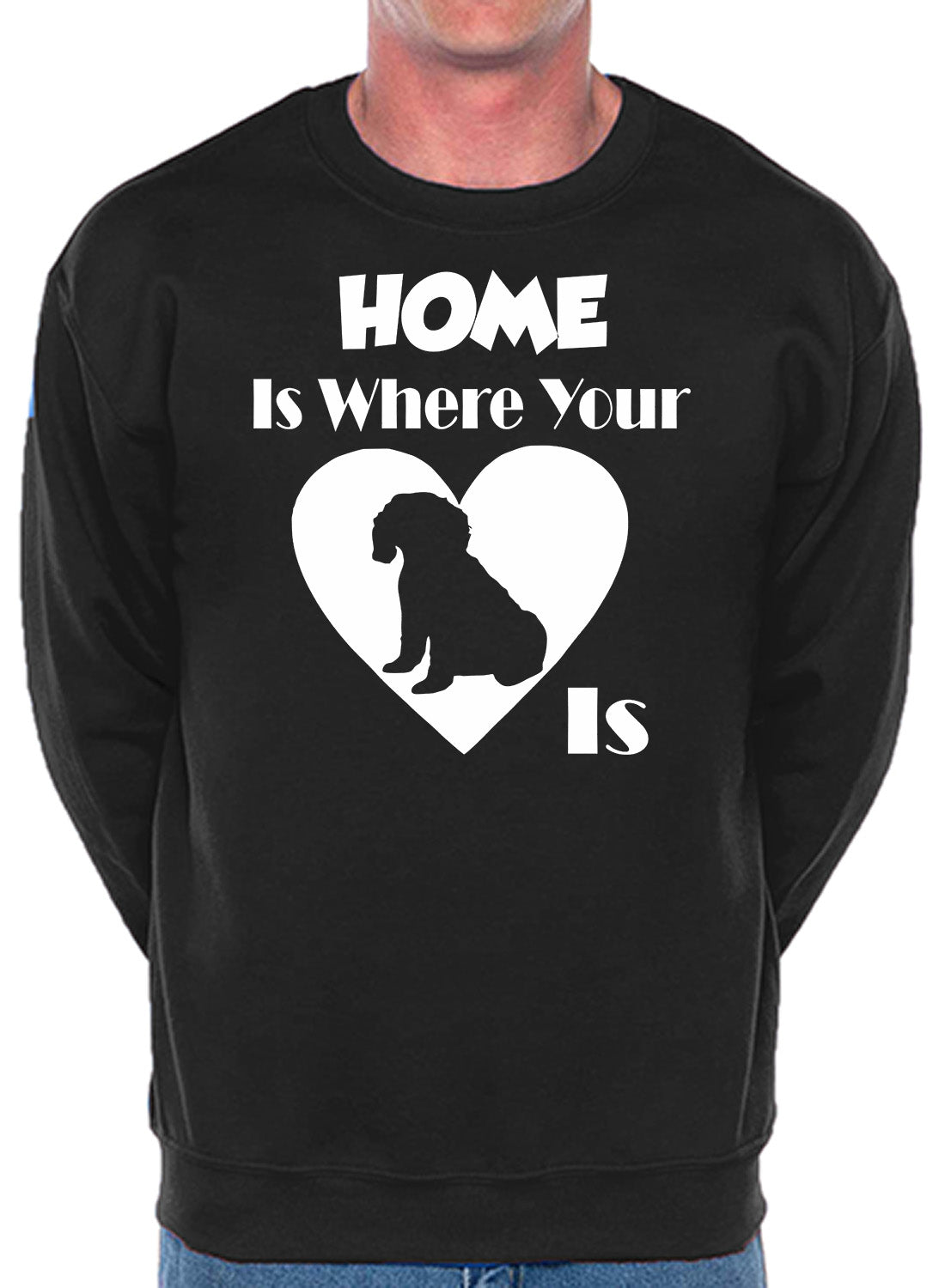 Home Is Where The Cavapoo Is Dog Lover Unisex Sweatshirt