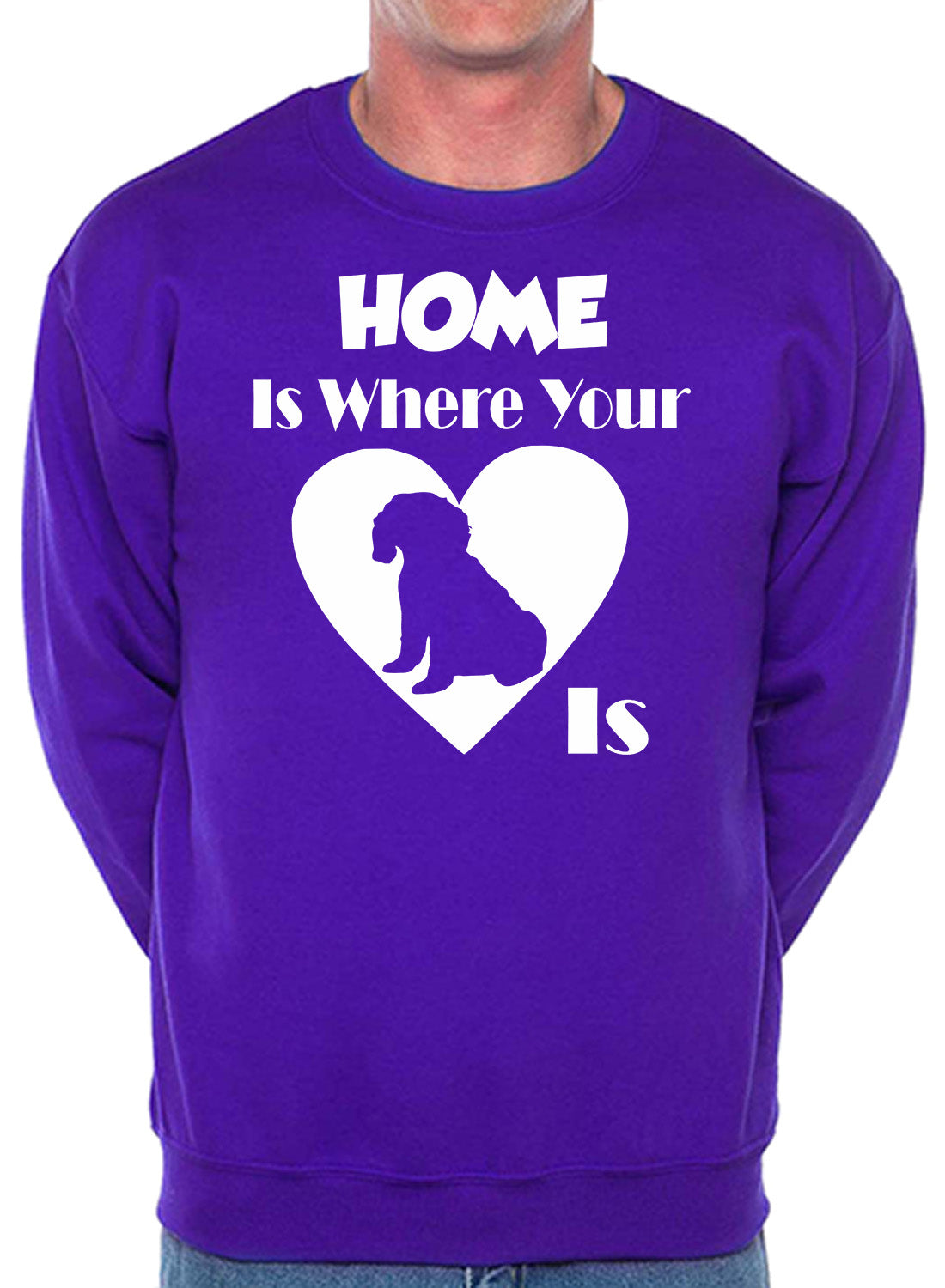 Home Is Where The Cavapoo Is Dog Lover Unisex Sweatshirt