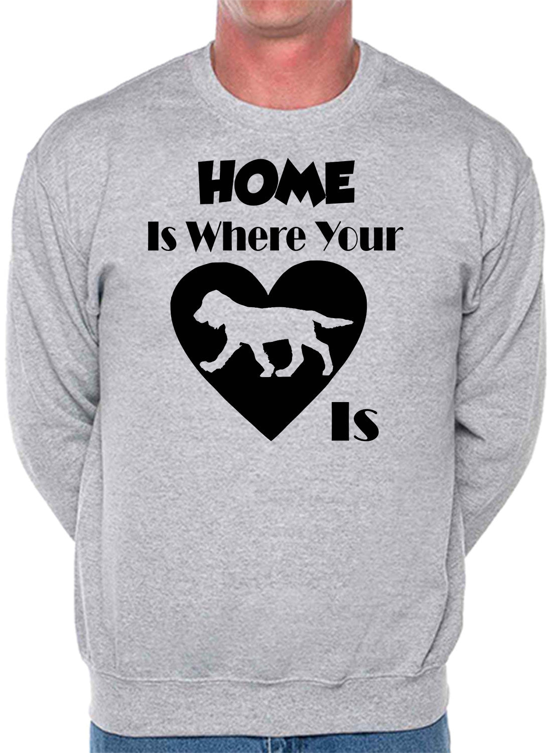 Home Is Where The Sprocker Is Dog Lover Unisex Sweatshirt
