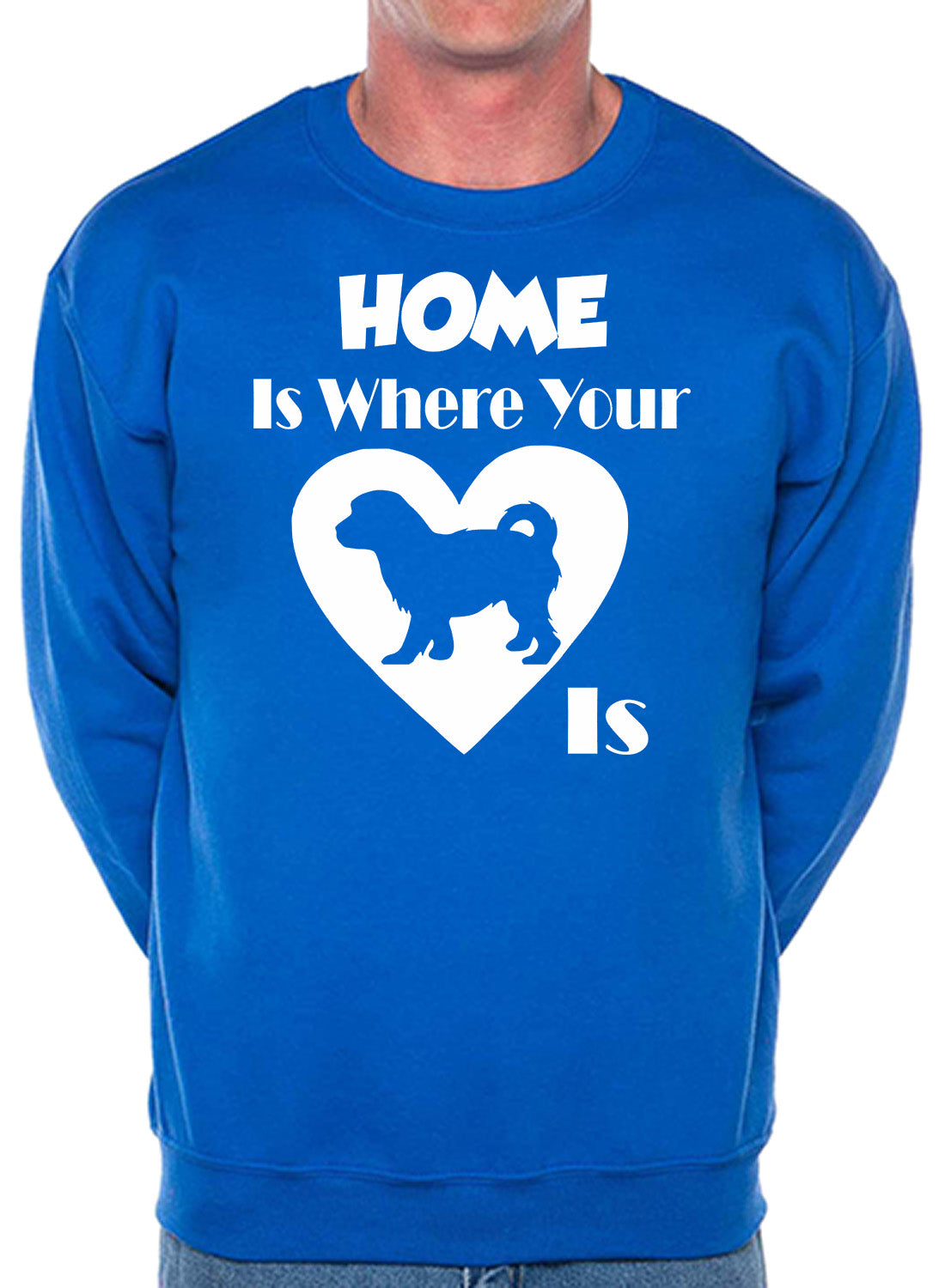 Home Is Where The Cavachon Is Dog Lover Unisex Sweatshirt