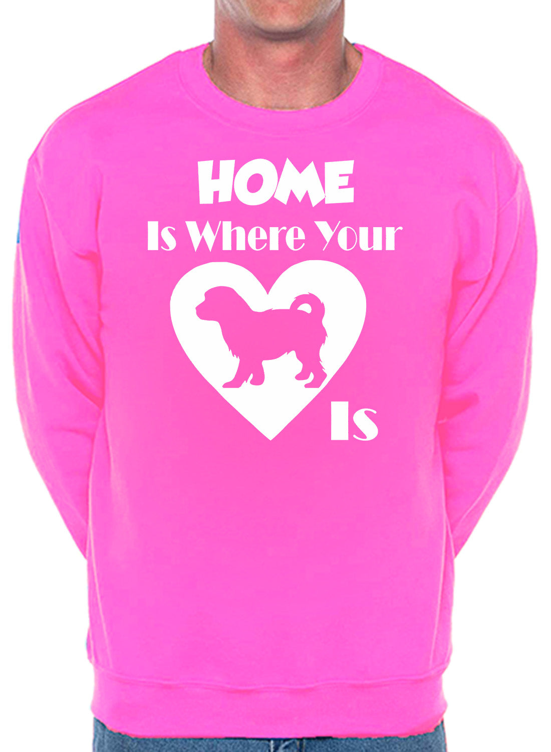 Home Is Where The Cavachon Is Dog Lover Unisex Sweatshirt