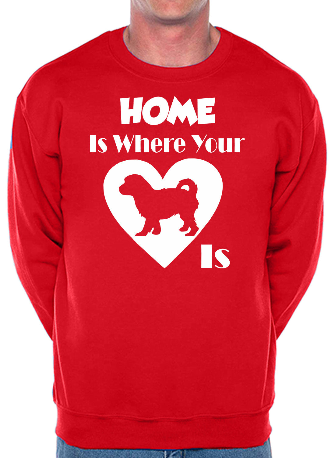 Home Is Where The Cavachon Is Dog Lover Unisex Sweatshirt