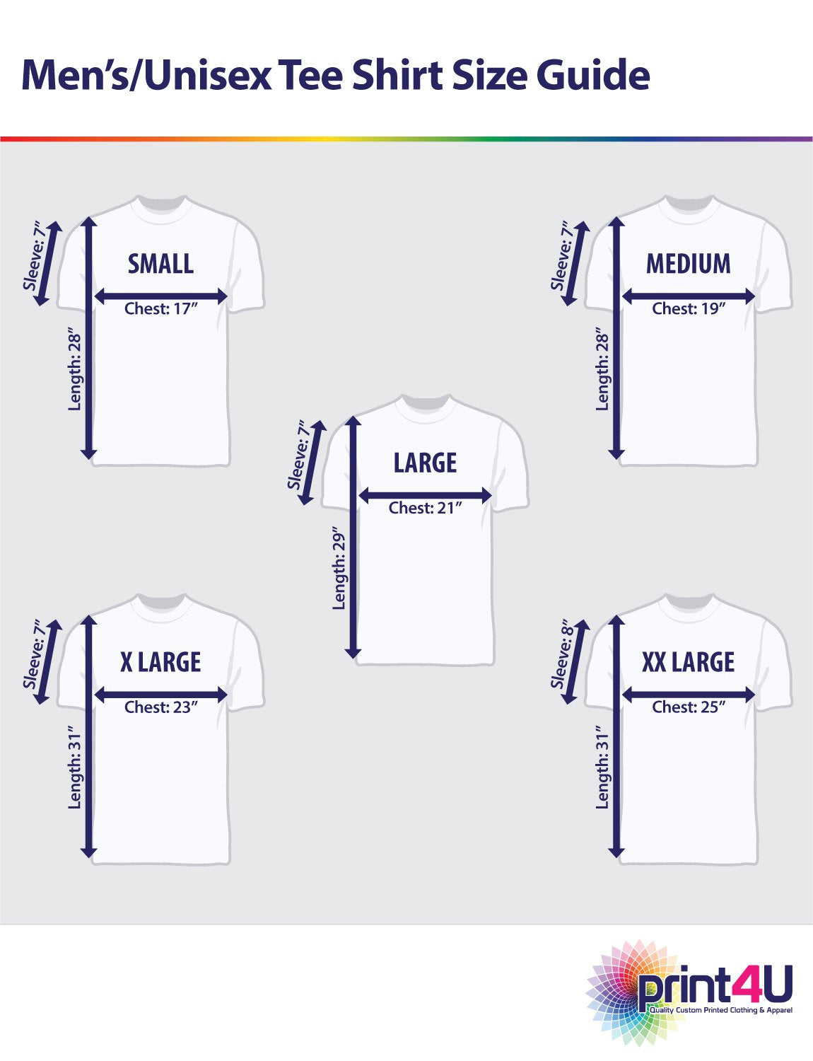 SIZE CHARTS