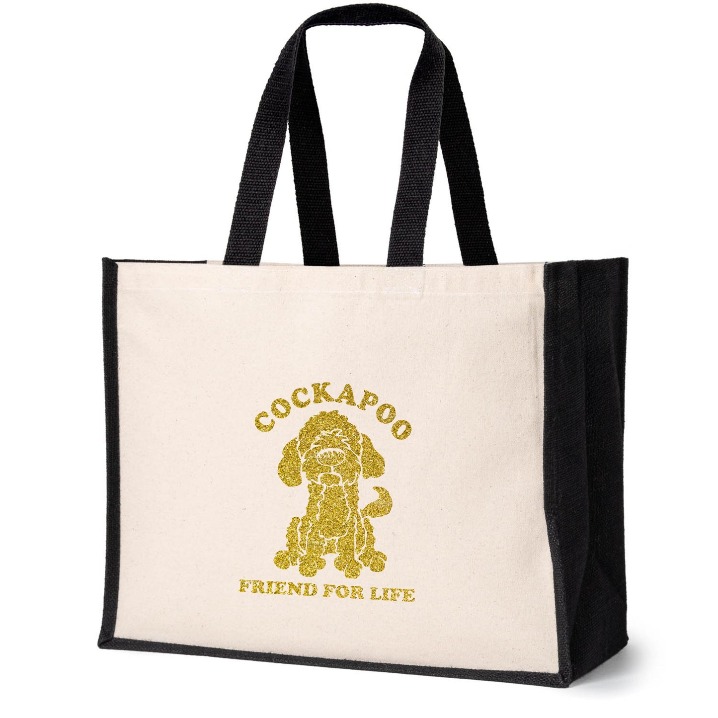 Cockapoo Tote Bag Gift For Dog Lovers Ladies Canvas Shopper