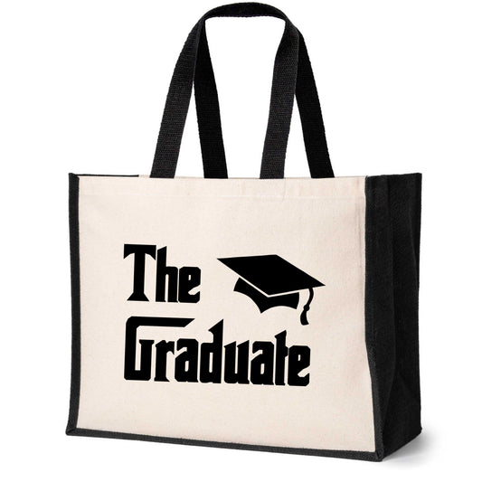 The Graduate Tote Bag Graduation Gift Ladies Canvas Shopper
