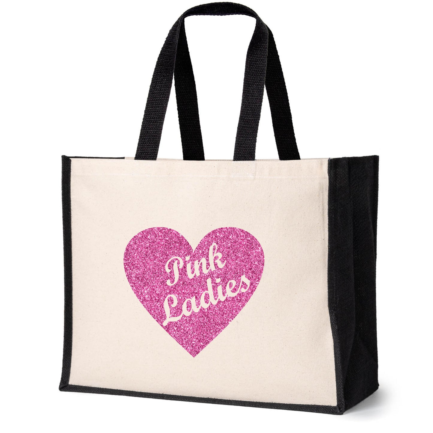 Pink Ladies Grease Inspired Tote Bag Funny Birthday Ladies Canvas Shopper