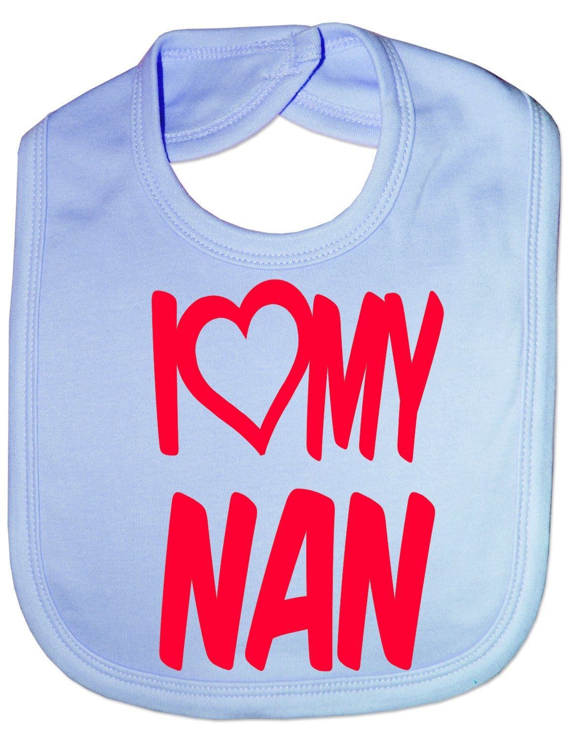 Print4u I Love My Nan Boys Girls Baby Feeding Bib