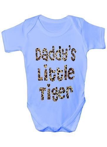 Daddy's Little Tiger Baby Onesie Vest