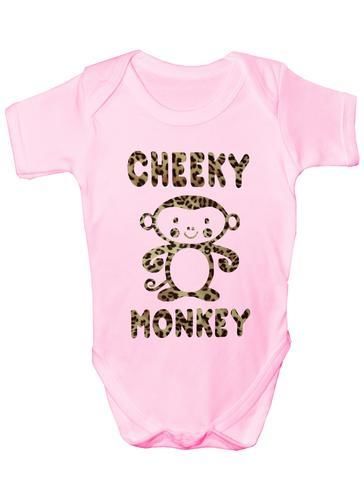 Cheeky Monkey Baby Onesie Vest