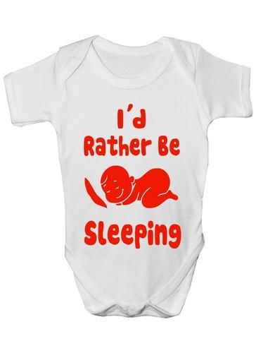 I'd Rather Be Sleeping Baby Onesie Vest