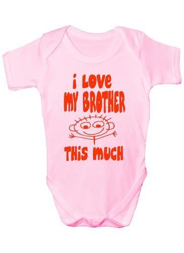 I Love My Brother This Much Baby Onesie Vest