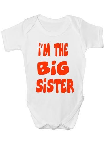 I'm The Big Sister Baby Onesie Vest