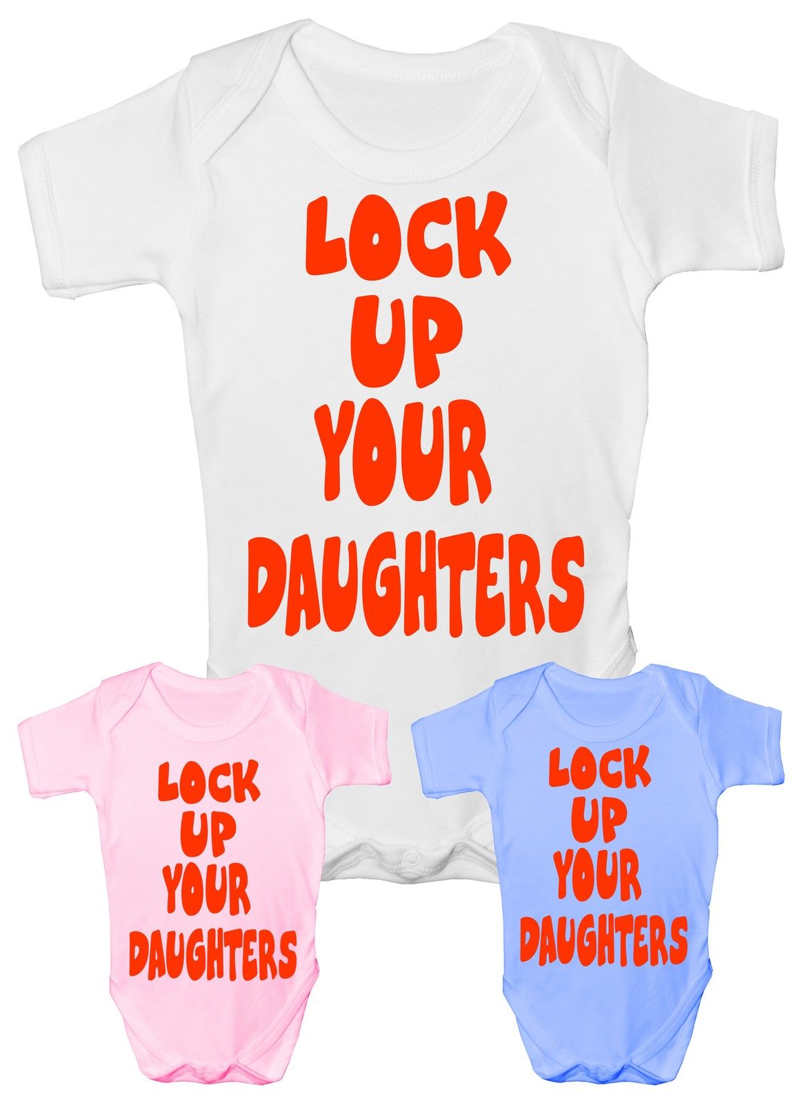 Lock Up Your Daughters Baby Onesie Vest